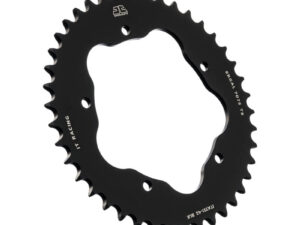 JT Takaratas Alumiini 7075 T6 JTA751.36BLK Musta