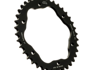 JT Takaratas Alumiini 7075 T6 JTA761.38BLK Musta