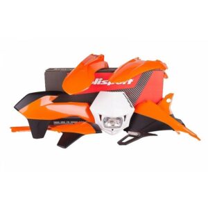 Polisport kit w/ MMX headlight enduro KTM EXC/EXC-F(14-16)Orange