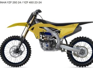 UFO Plastic kit 6-parts YZ250F 24-.. YZ450F 23-.. Gold/Black