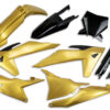 UFO Plastic kit 6-parts KTM SX/SXF125-450 23-.. Gold/Black