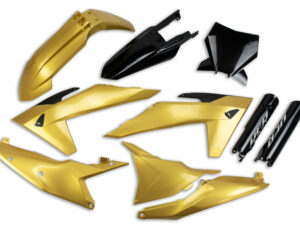 UFO Plastic kit 6-parts KTM SX/SXF125-450 23-.. Gold/Black