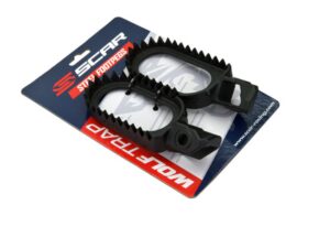 Scar Steel Footpegs SX/F FC/TC 23-.. EXC/F EC/F 24-.. Black