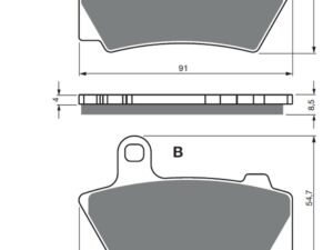 GOLDFREN Jarrupalat 443 Ceramic Carbon AD BMW R18 21-..
