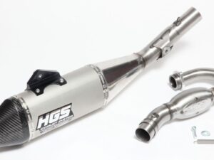 HGS Exhaust system 4T Complete Grey Carbon KX250F 25-..