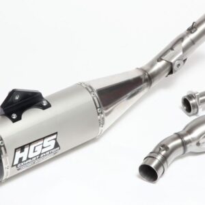 HGS Exhaust system 4T Complete Grey Carbon KX250F 25-..
