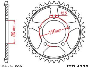 JT Takaratas ZBK - Musta Zinc JTR1330.45ZBK